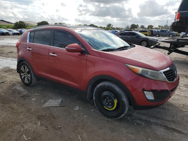 KNDPC3A2XC7252678 - 2012 KIA SPORTAGE EX RED photo 4