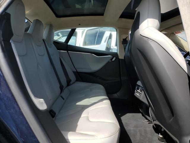 5YJSA1H14EFP56836 - 2014 TESLA MODEL S BLUE photo 10