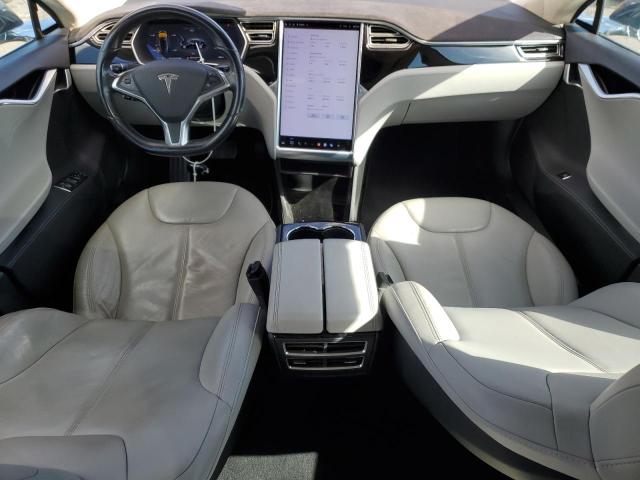 5YJSA1H14EFP56836 - 2014 TESLA MODEL S BLUE photo 8