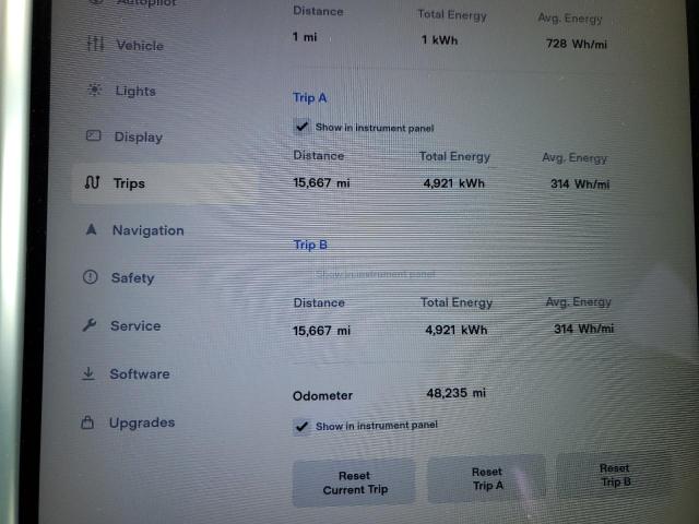 5YJSA1H14EFP56836 - 2014 TESLA MODEL S BLUE photo 9