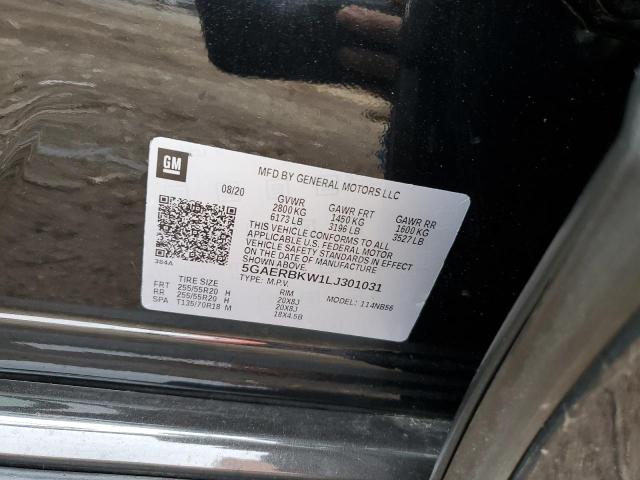 5GAERBKW1LJ301031 - 2020 BUICK ENCLAVE ESSENCE 黑色 照片 13