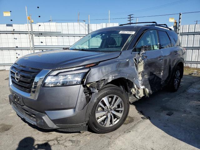 5N1DR3CA6NC273698 - 2022 NISSAN PATHFINDER SL BLUE photo 1