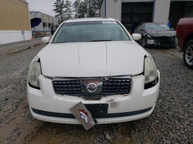 1N4BA41E35C818275 - 2005 NISSAN MAXIMA SE WHITE photo 5