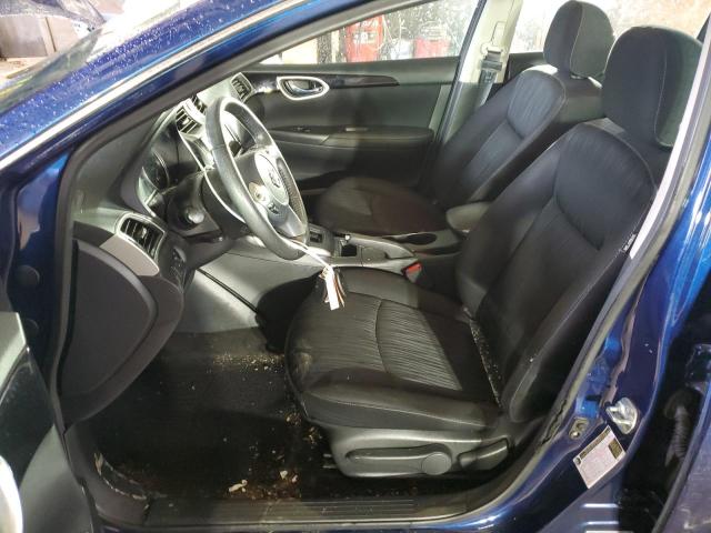 3N1AB7AP3KY214155 - 2019 NISSAN SENTRA S BLUE photo 7