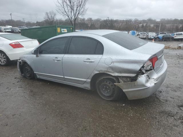 2HGFA16569H334981 - 2009 HONDA CIVIC LX SILVER photo 2