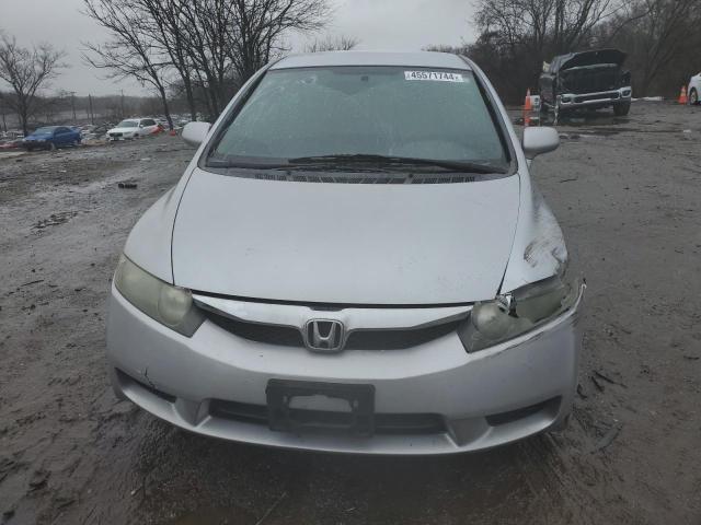 2HGFA16569H334981 - 2009 HONDA CIVIC LX SILVER photo 5