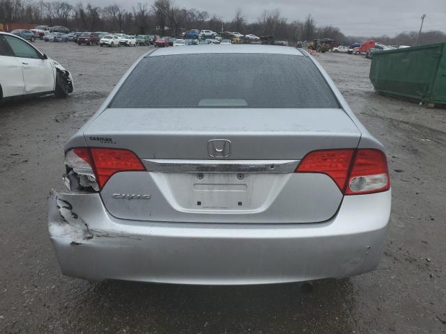 2HGFA16569H334981 - 2009 HONDA CIVIC LX SILVER photo 6