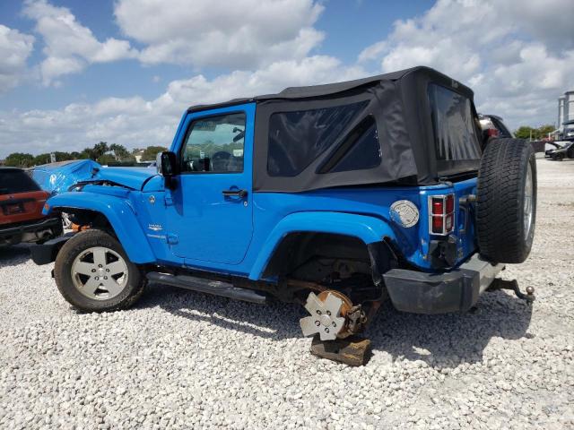 1J4GA5D11BL604311 - 2011 JEEP WRANGLER SAHARA BLUE photo 2