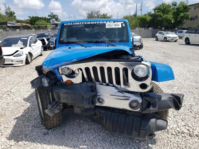 1J4GA5D11BL604311 - 2011 JEEP WRANGLER SAHARA BLUE photo 5