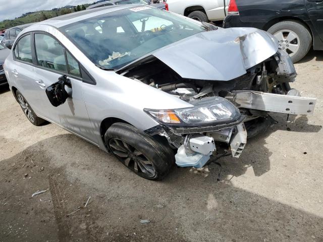 2HGFB2F99FH538045 - 2015 HONDA CIVIC EXL SILVER photo 4