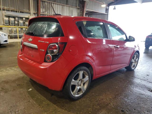 1G1JE6SB5F4112293 - 2015 CHEVROLET SONIC LTZ RED photo 3