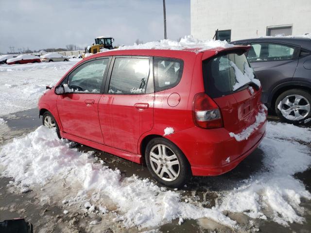 JHMGD38627S020938 - 2007 HONDA FIT S 红色 照片 2