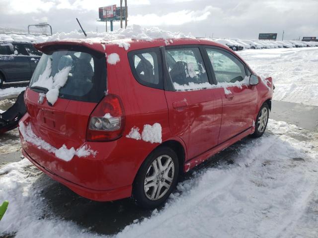 JHMGD38627S020938 - 2007 HONDA FIT S 红色 照片 3