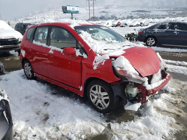 JHMGD38627S020938 - 2007 HONDA FIT S 红色 照片 4