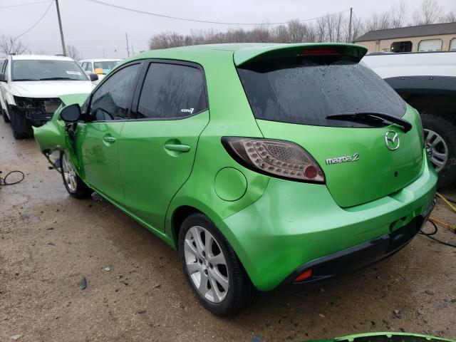 JM1DE1HY1B0123067 - 2011 MAZDA MAZDA2 GREEN photo 2