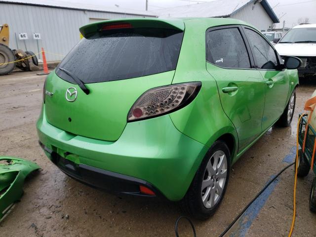 JM1DE1HY1B0123067 - 2011 MAZDA MAZDA2 GREEN photo 3