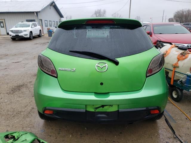 JM1DE1HY1B0123067 - 2011 MAZDA MAZDA2 GREEN photo 6