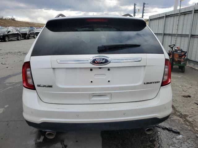 2FMDK3KC9CBA58109 - 2012 FORD EDGE LIMITED WHITE photo 6