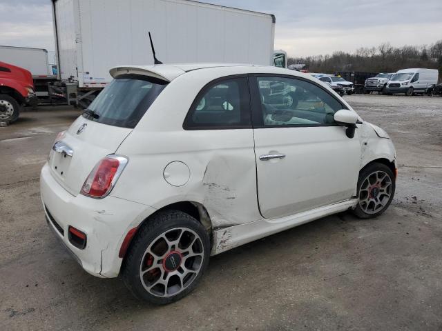 3C3CFFBR4CT120101 - 2012 FIAT 500 SPORT WHITE photo 3