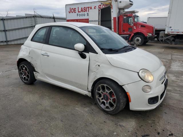 3C3CFFBR4CT120101 - 2012 FIAT 500 SPORT WHITE photo 4