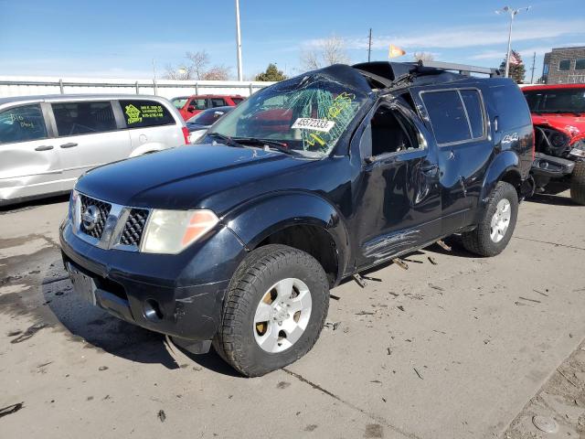 5N1AR18W45C759356 - 2005 NISSAN PATHFINDER LE 黑色 照片 1