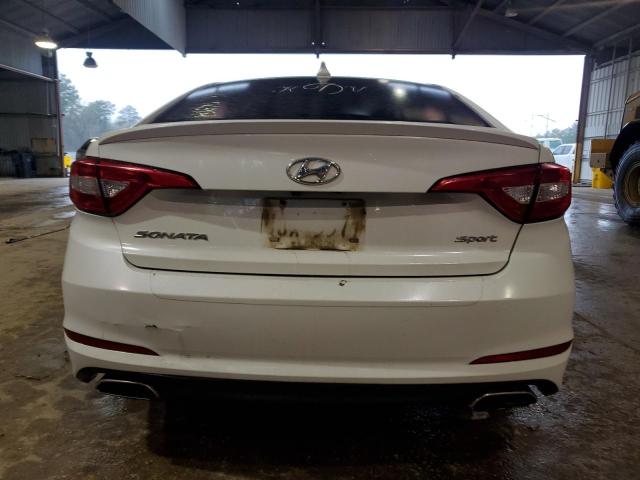 5NPE34AF9FH083804 - 2015 HYUNDAI SONATA SPORT WHITE photo 6