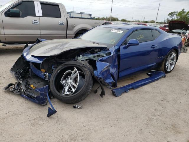 1G1FB1RS5K0113193 - 2019 CHEVROLET CAMARO LS BLUE photo 1