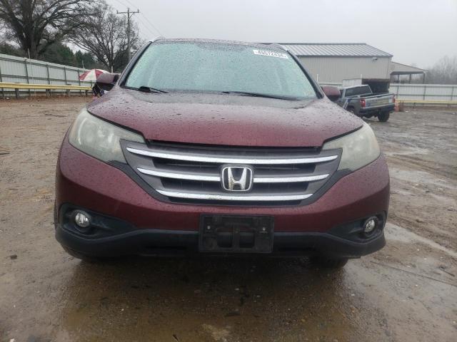 5J6RM4H72CL004858 - 2012 HONDA CR-V EXL BURGUNDY photo 5