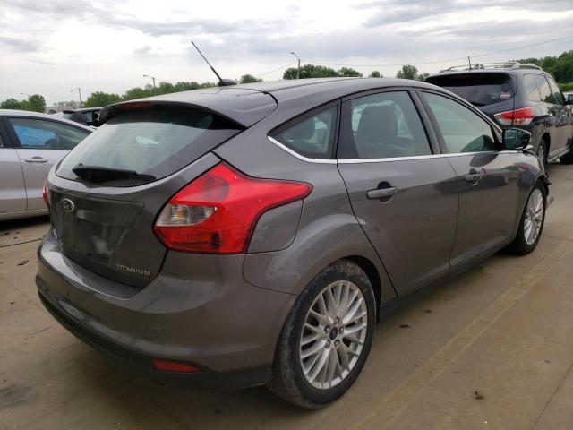 1FADP3N21EL319752 - 2014 FORD FOCUS TITANIUM CHARCOAL photo 4