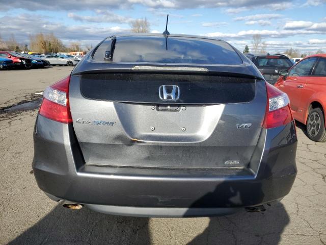 5J6TF2H5XCL011513 - 2012 HONDA CROSSTOUR EXL GRAY photo 6