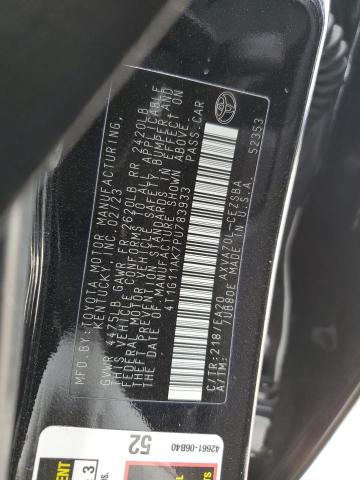 4T1G11AK7PU783933 - 2023 TOYOTA CAMRY SE NIGHT SHADE BLACK photo 12