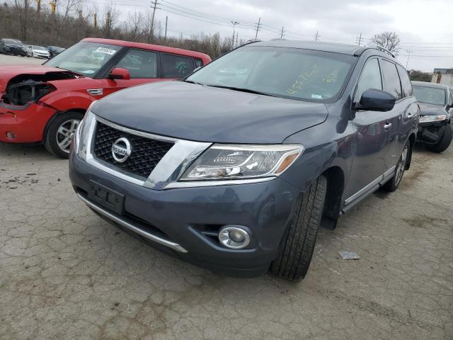 5N1AR2MM3EC684207 - 2014 NISSAN PATHFINDER S GRAY photo 1