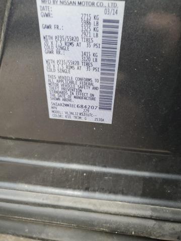 5N1AR2MM3EC684207 - 2014 NISSAN PATHFINDER S GRAY photo 13