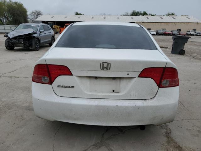 1HGFA16546L042101 - 2006 HONDA CIVIC LX WHITE photo 6