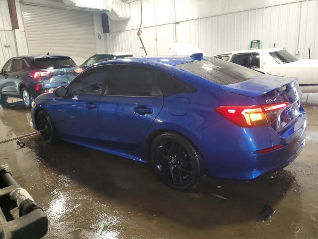 2HGFE2F52NH510879 - 2022 HONDA CIVIC SPORT BLUE photo 2