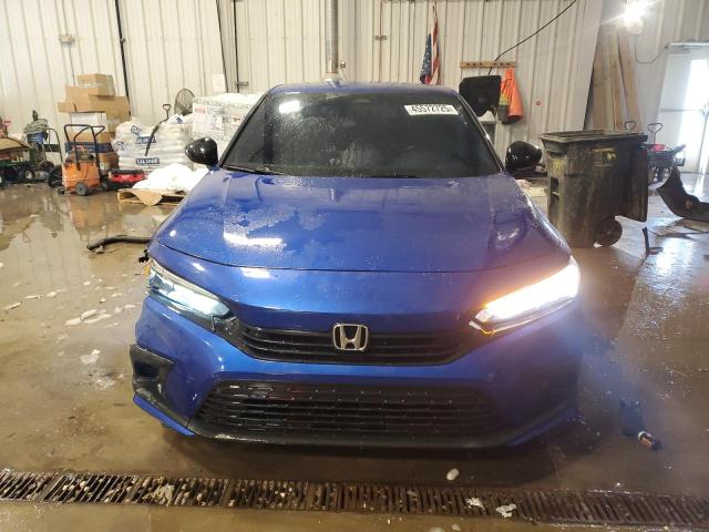 2HGFE2F52NH510879 - 2022 HONDA CIVIC SPORT BLUE photo 5