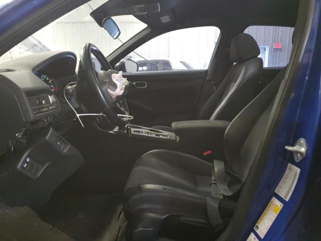 2HGFE2F52NH510879 - 2022 HONDA CIVIC SPORT BLUE photo 7
