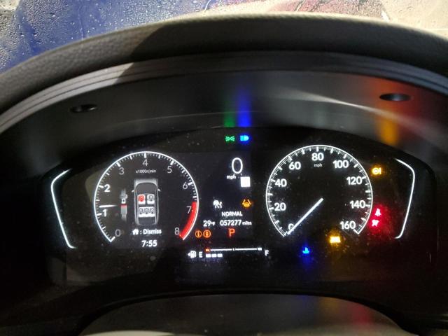 2HGFE2F52NH510879 - 2022 HONDA CIVIC SPORT BLUE photo 9