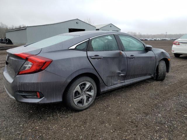 2HGFC2F52KH010853 - 2019 HONDA CIVIC LX GRAY photo 3