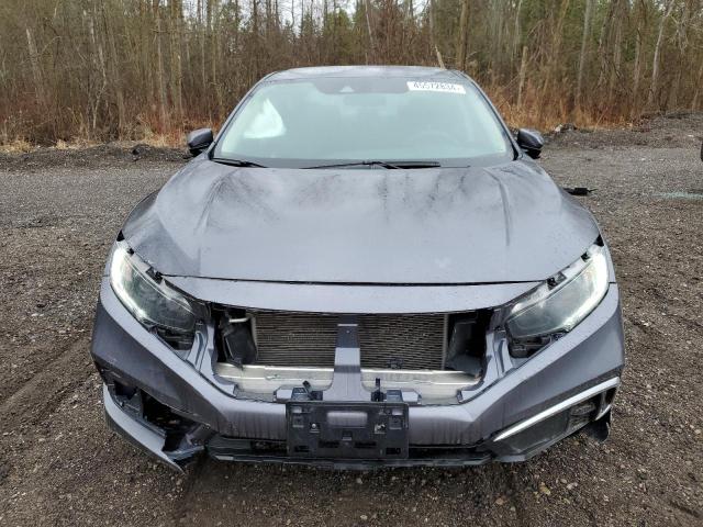 2HGFC2F52KH010853 - 2019 HONDA CIVIC LX GRAY photo 5