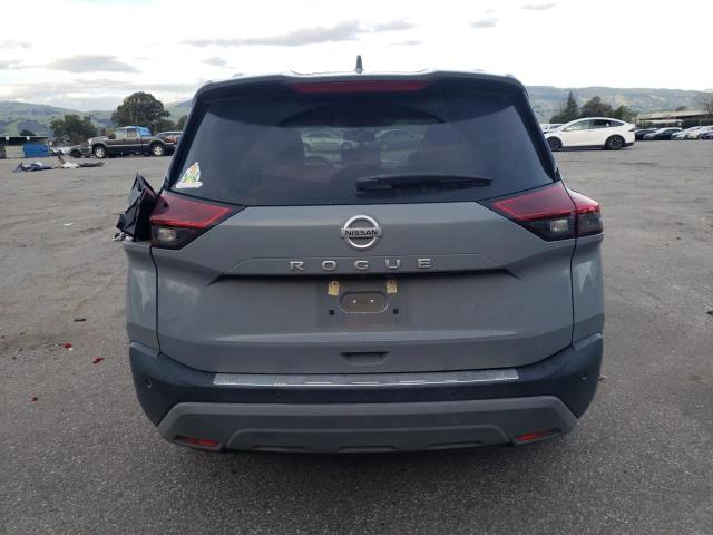 5N1AT3CAXMC677879 - 2021 NISSAN ROGUE SL GRAY photo 6