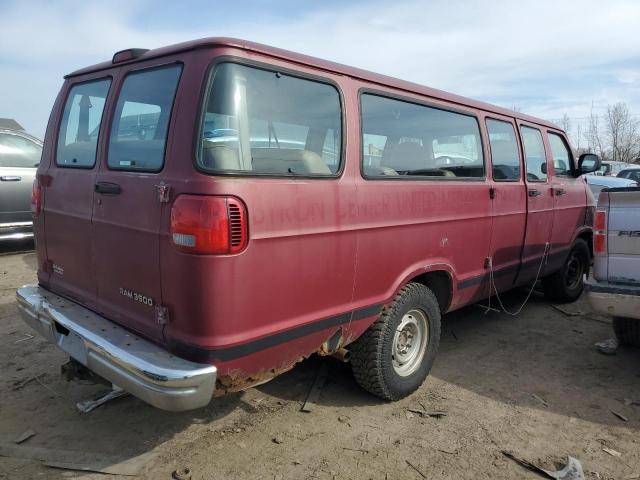 2B5WB35Z6YK107506 - 2000 DODGE RAM WAGON B3500 BURGUNDY photo 3