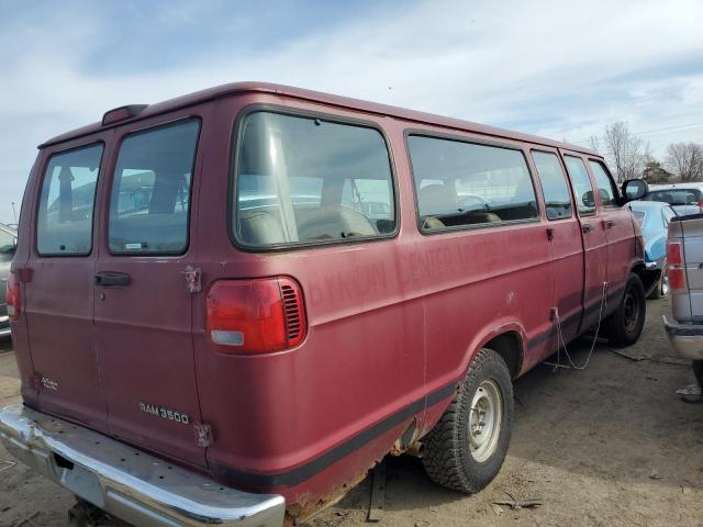 2B5WB35Z6YK107506 - 2000 DODGE RAM WAGON B3500 BURGUNDY photo 4