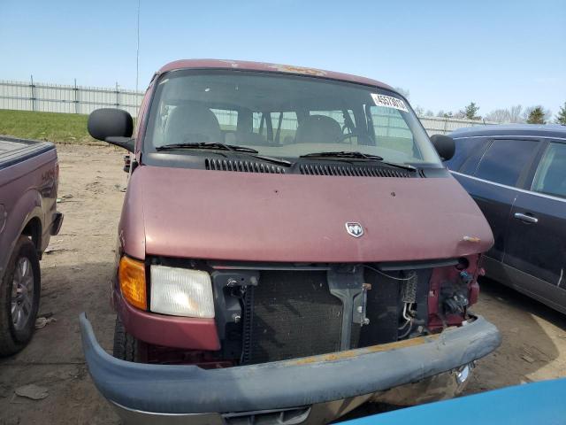 2B5WB35Z6YK107506 - 2000 DODGE RAM WAGON B3500 BURGUNDY photo 5