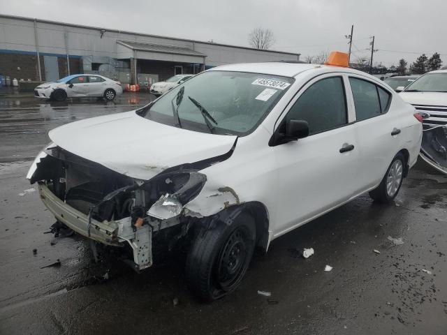 3N1CN7AP8FL874632 - 2015 NISSAN VERSA S WHITE photo 1