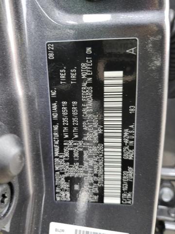 5TDGZRBH0NS243260 - 2022 TOYOTA HIGHLANDER XLE 灰色 照片 13