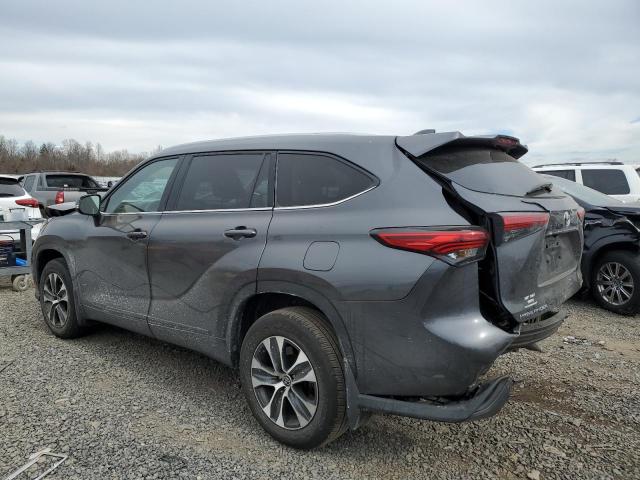 5TDGZRBH0NS243260 - 2022 TOYOTA HIGHLANDER XLE 灰色 照片 2