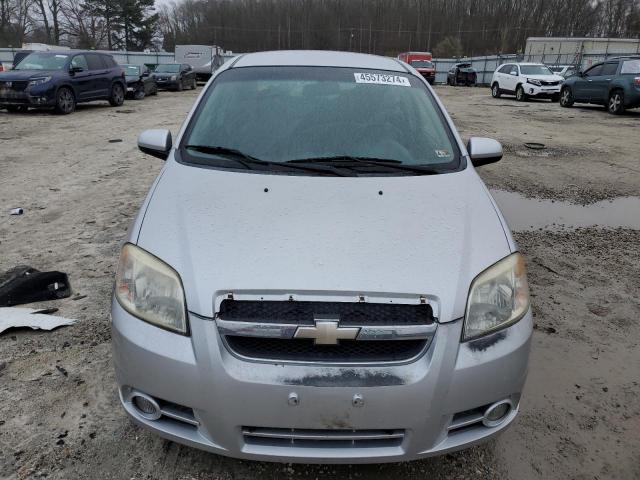 KL1TG5DE0BB133318 - 2011 CHEVROLET AVEO LT SILVER photo 5