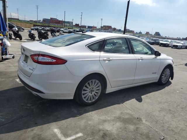 3FA6P0LU0GR342004 - 2016 FORD FUSION SE HYBRID WHITE photo 3