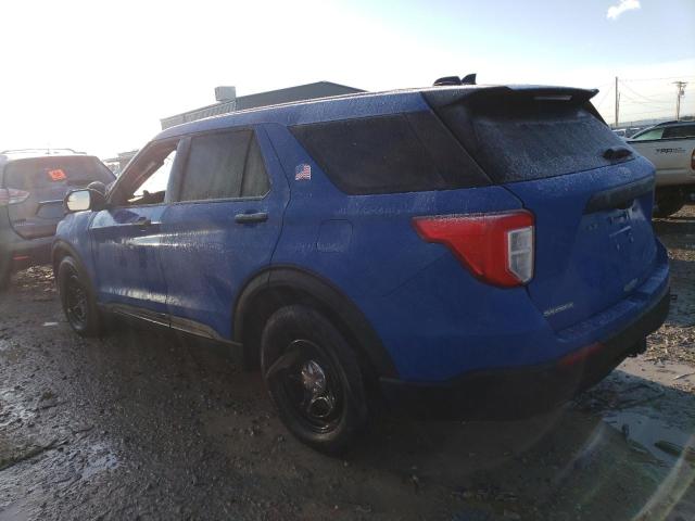 1FM5K8AC9LGD02272 - 2020 FORD EXPLORER POLICE INTERCEPTOR BLUE photo 2